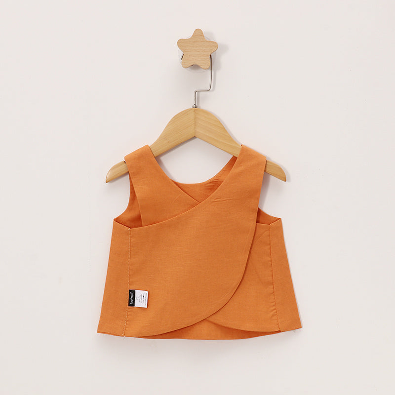 Summer Nordic Vintage Baby Slim Anti-cardigan Vest