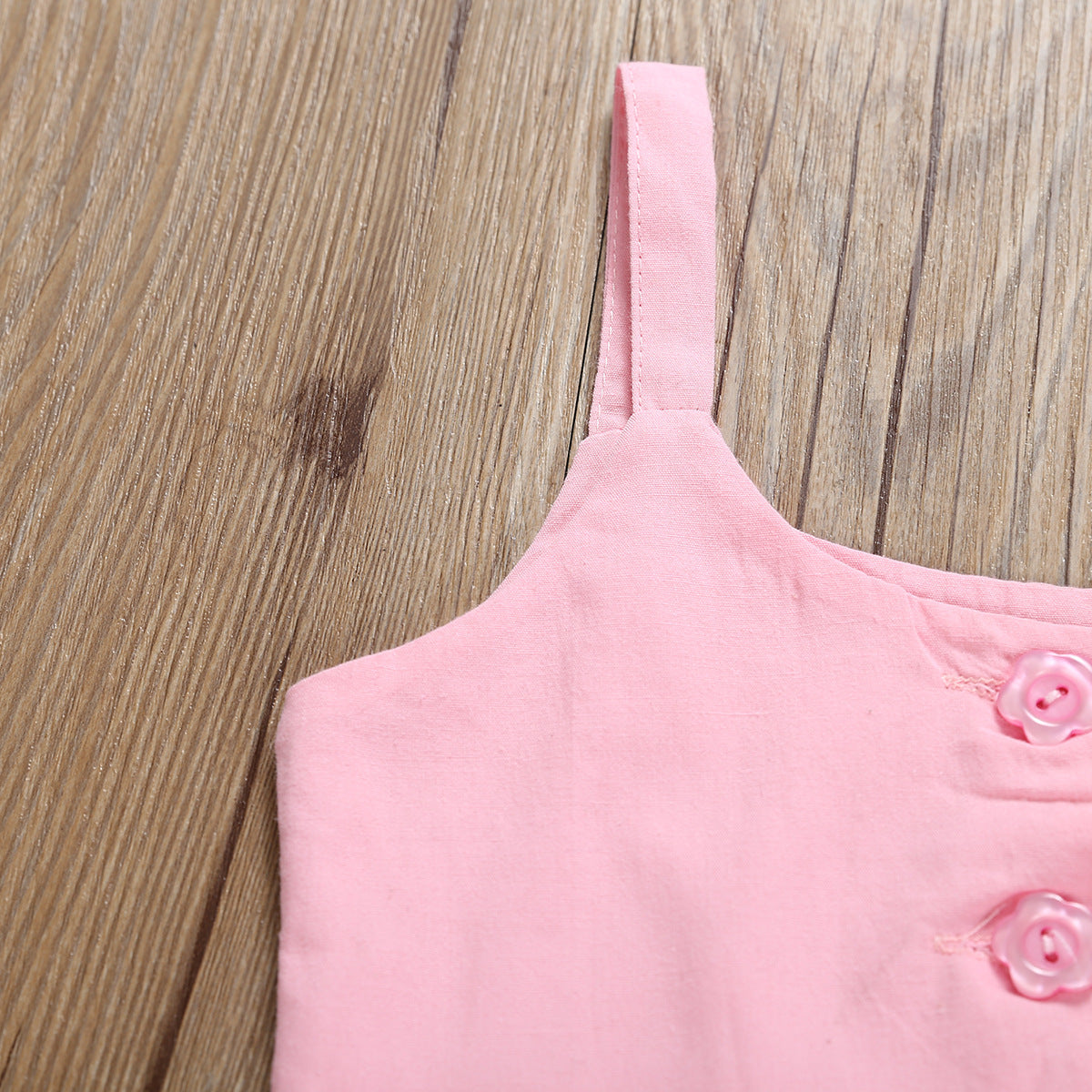 Maple Flamingo Print Ruffled Children's Clothing