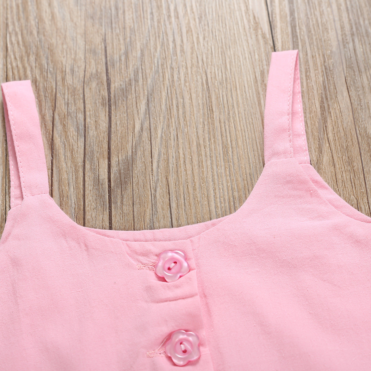 Maple Flamingo Print Ruffled Children's Clothing