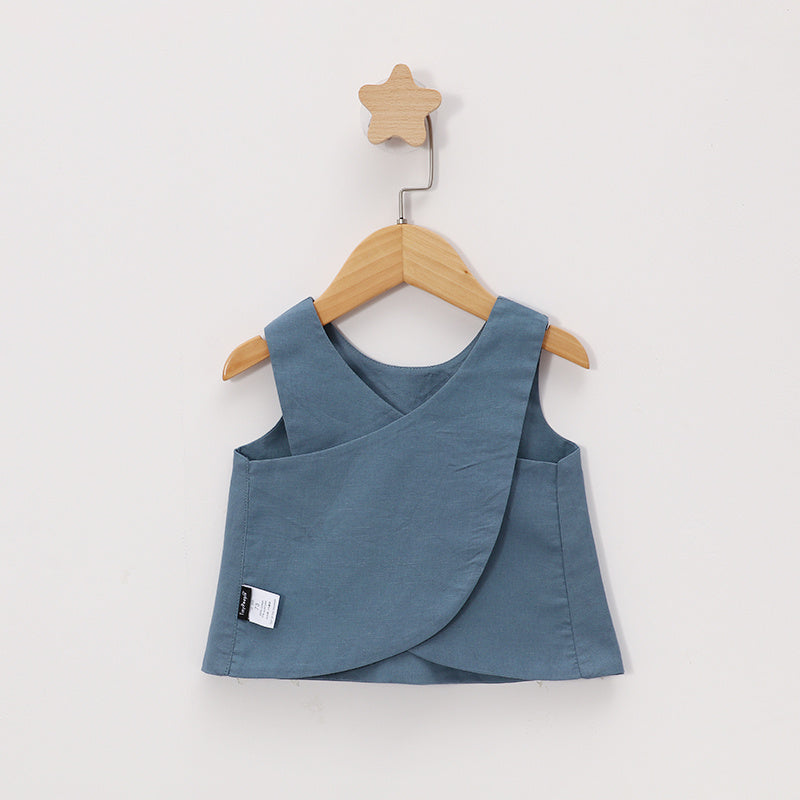 Summer Nordic Vintage Baby Slim Anti-cardigan Vest