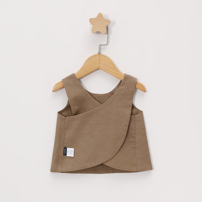 Summer Nordic Vintage Baby Slim Anti-cardigan Vest