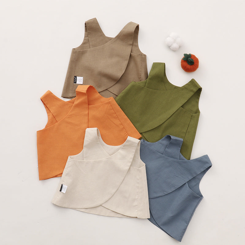 Summer Nordic Vintage Baby Slim Anti-cardigan Vest